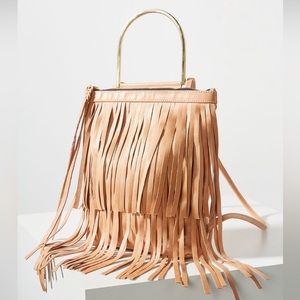 Cleobella Leather Fringe Backpack
